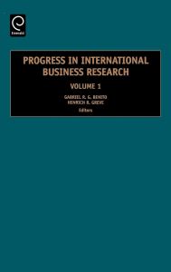 Progress in International Business Research