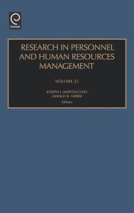 Research in Personnel and Human Resources Management