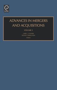 Advances in Mergers and Acquisitions