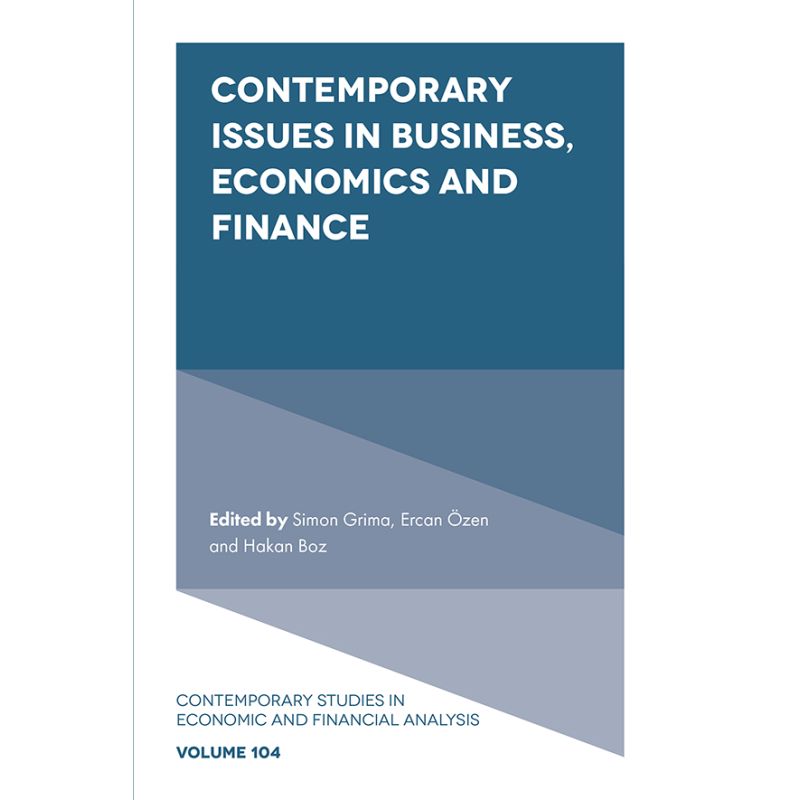 Contemporary Issues in Business, Economics and Finance